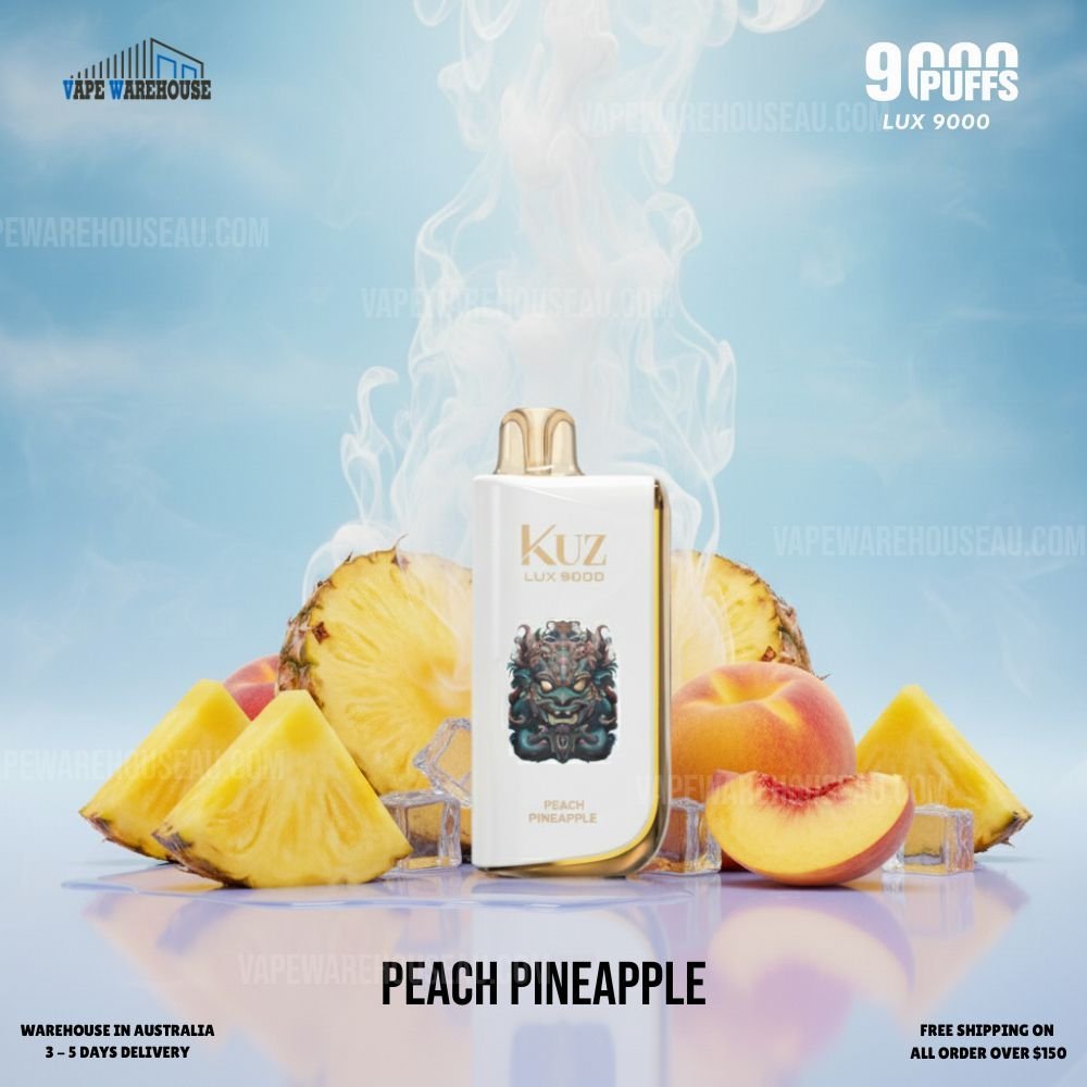 Kuz LUX 9000 Puffs Peach Pineapple