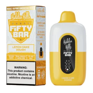 Lemon Cake Dough Disposable Vape (20000 Puffs) by Hidden Hills x Fifty Bar